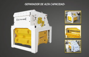 Agrotec - Limpieza y selección de seimllas - Separador de alta capacidad